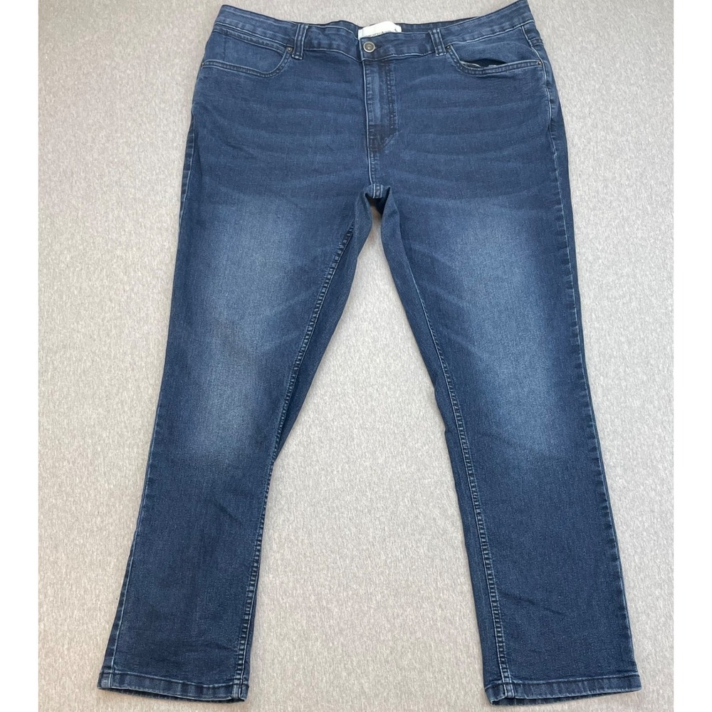 Paper Denim and Cloth PD&C Jeans Mens 42 x 32 Blue Cotton Blend Stretch Straight